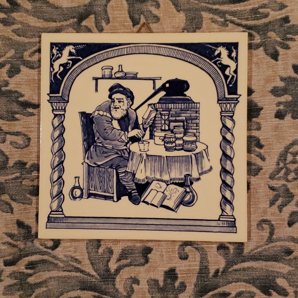 Delft Apothecary Tile